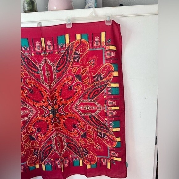 Farfalla Seta 100% Wool Scarf - Picture 2 of 5